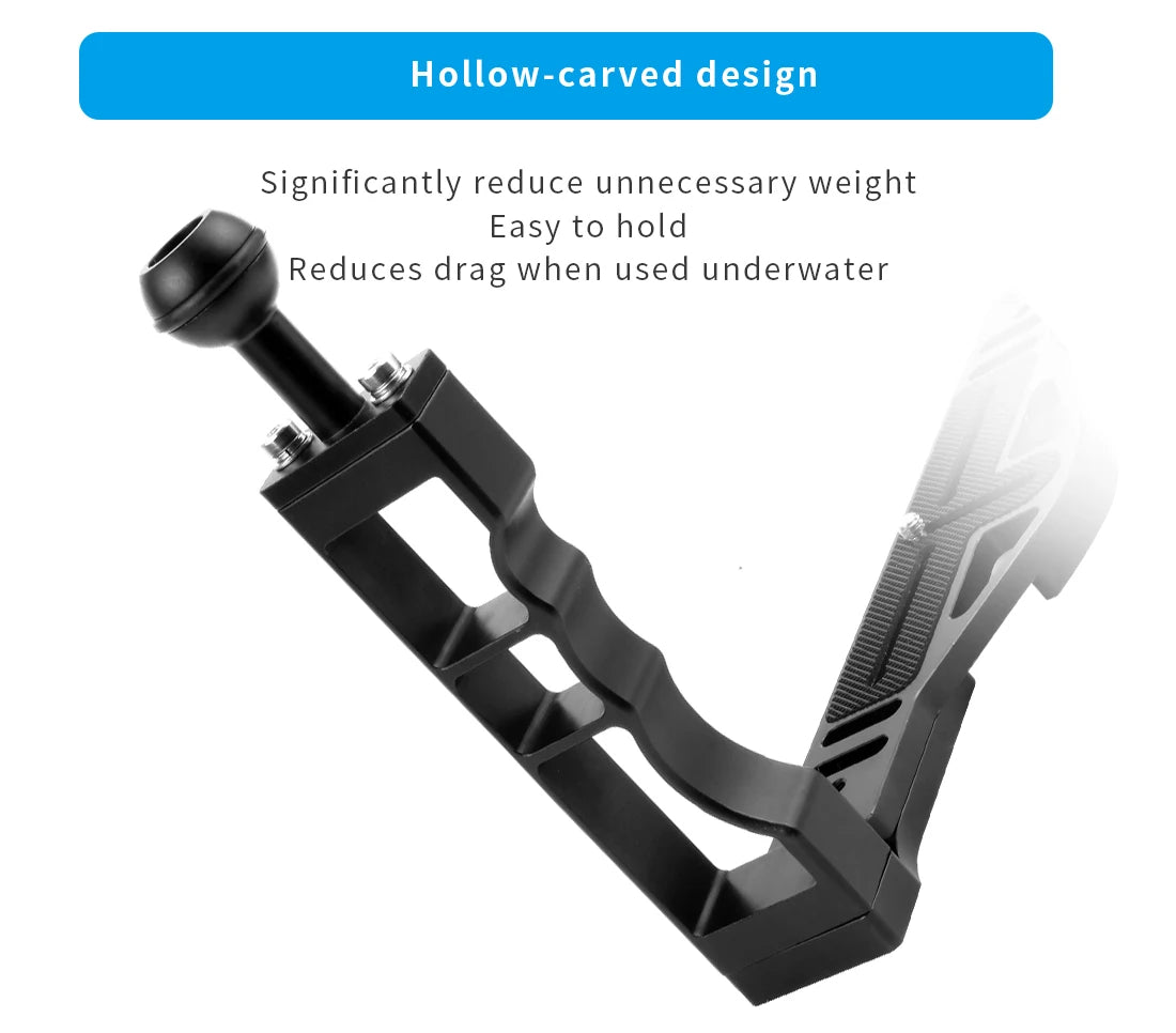 Diving Camera Tray Stabilizer Rig with Dual Handles