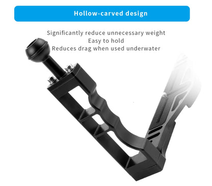 Diving Camera Tray Stabilizer Rig with Dual Handles
