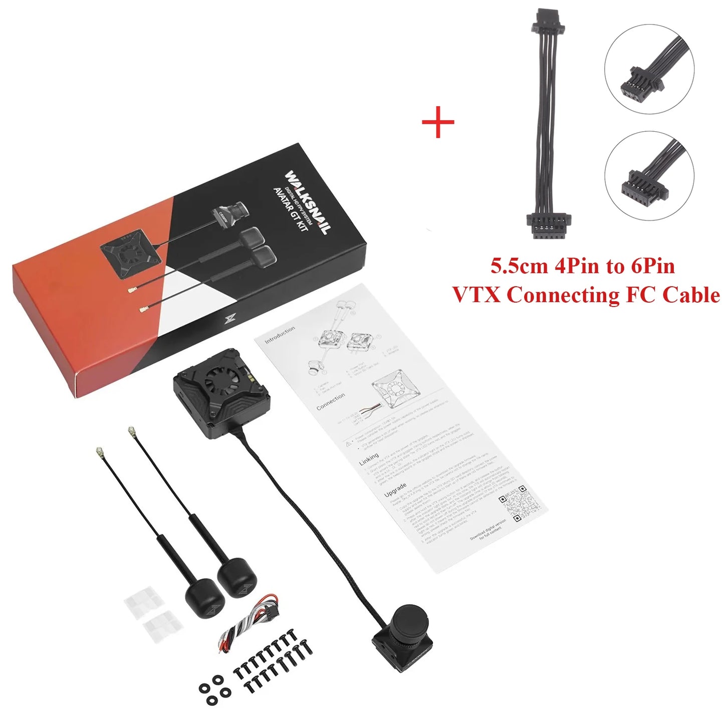 Walksnail GT KIT 4Pin to 6Pin VTX Connection Cable
