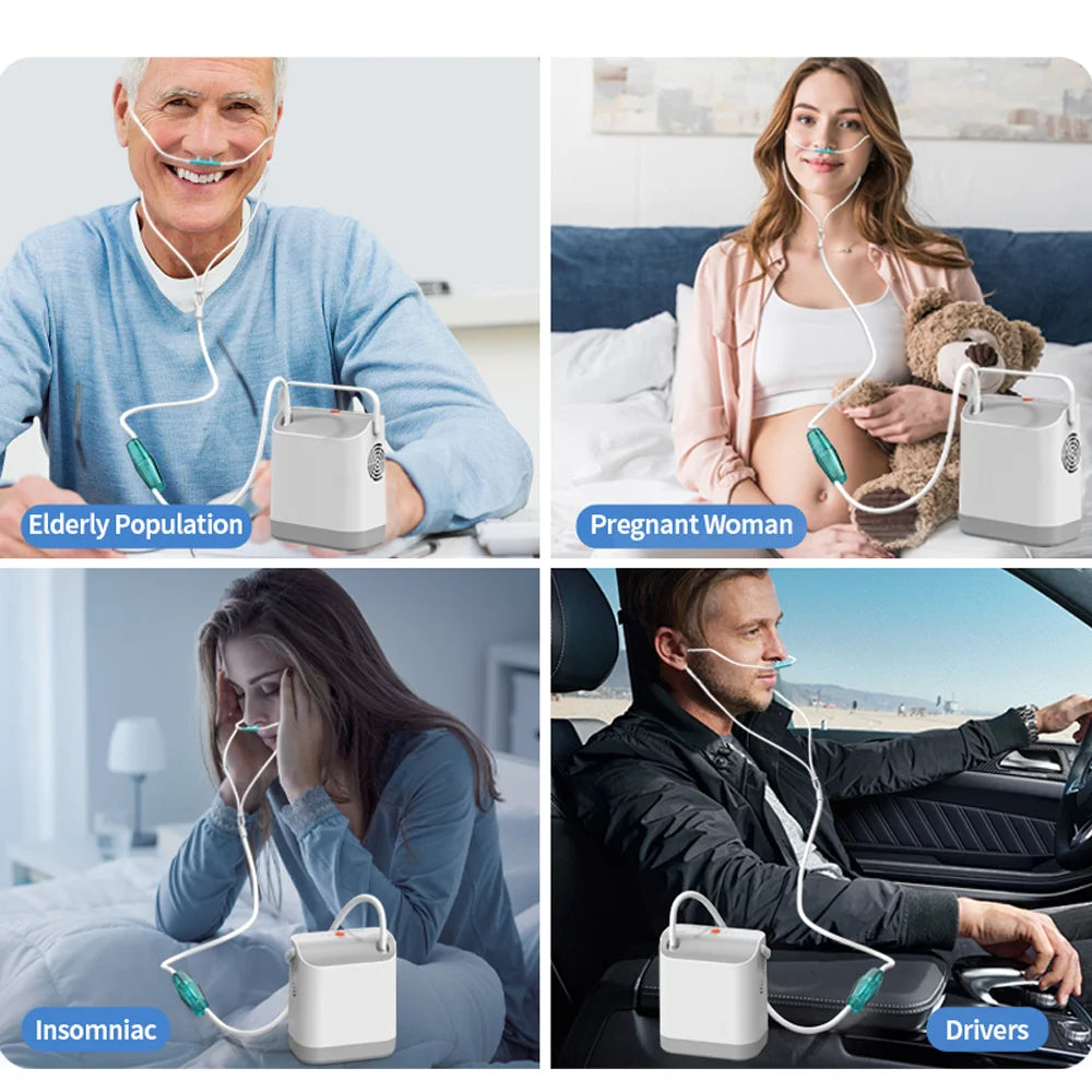 Portable Oxygen Concentrator with Backpack AU Plug for Travel