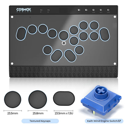 C16-S Stickless Arcade Controller All Button Gaming Fight Pad
