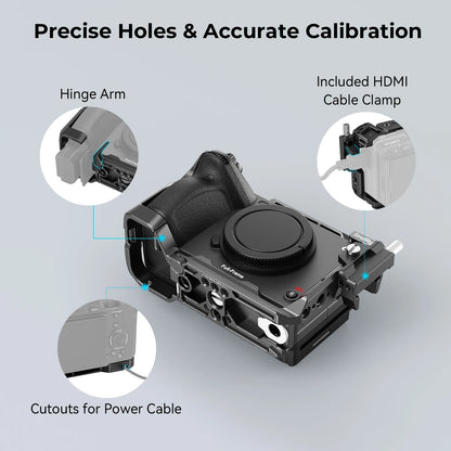 Camera Cage Rig Kit with Cold Shoe Rail