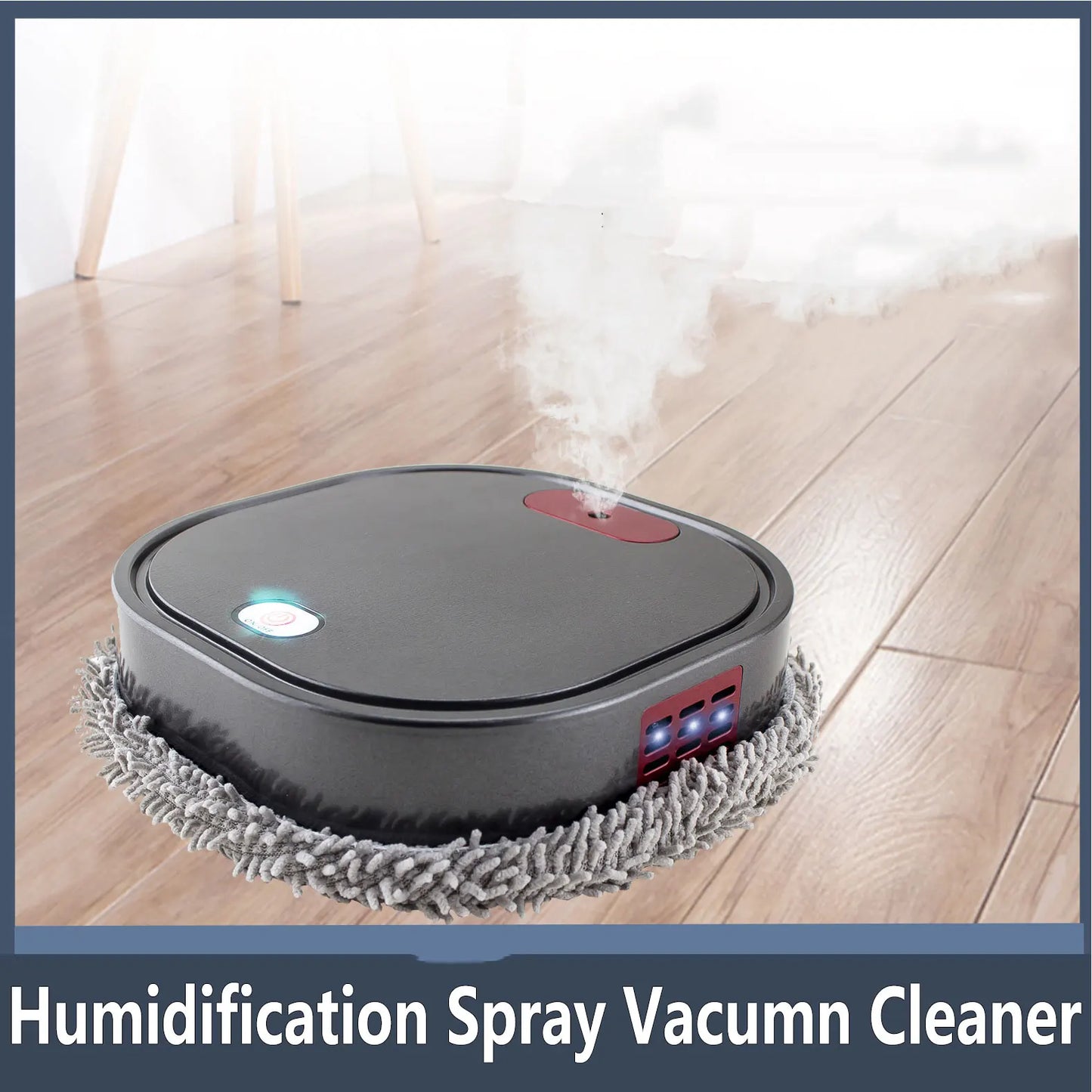 Smart Mopping Robot for Sweeping and Spraying