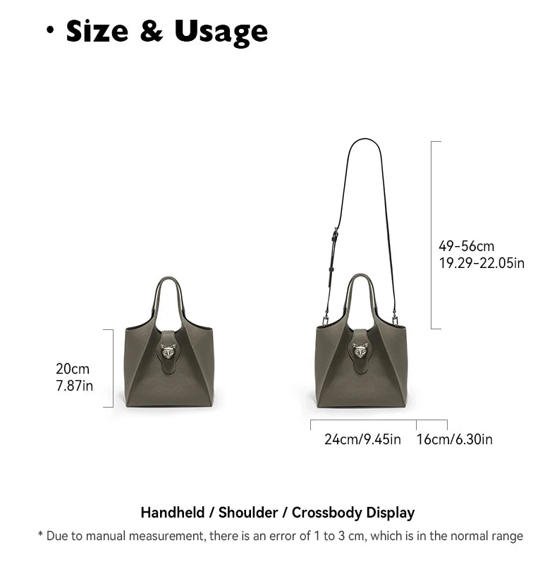 Stylish Creamy Leather Tote for Daily Use