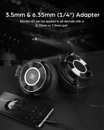 Hi-Res DJ Headphones Wired Over-Ear Blue Finish