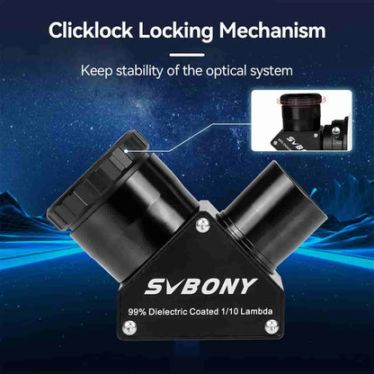 2 to 1.25 Clicklock Dielectric Diagonal Mirror
