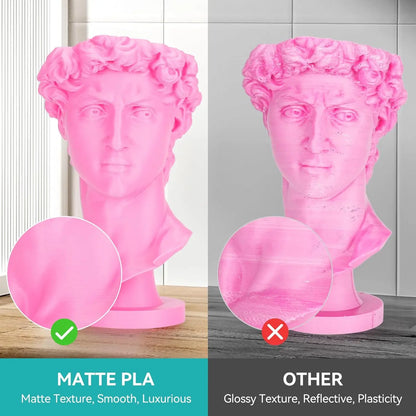 1.75mm Matte PLA 3D Printing Filament 10KG Multi-Color Pack