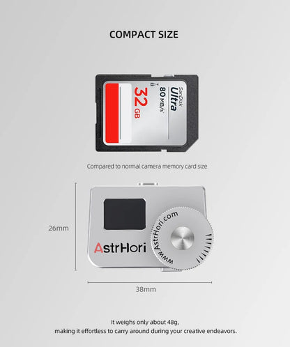Camera Light Meter with Dual Dials for DSLR Photography