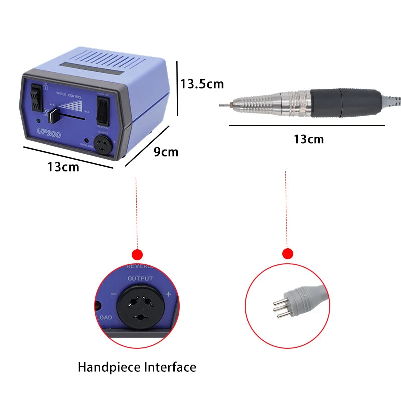 Portable Electric Nail Drill for Manicure and Pedicure