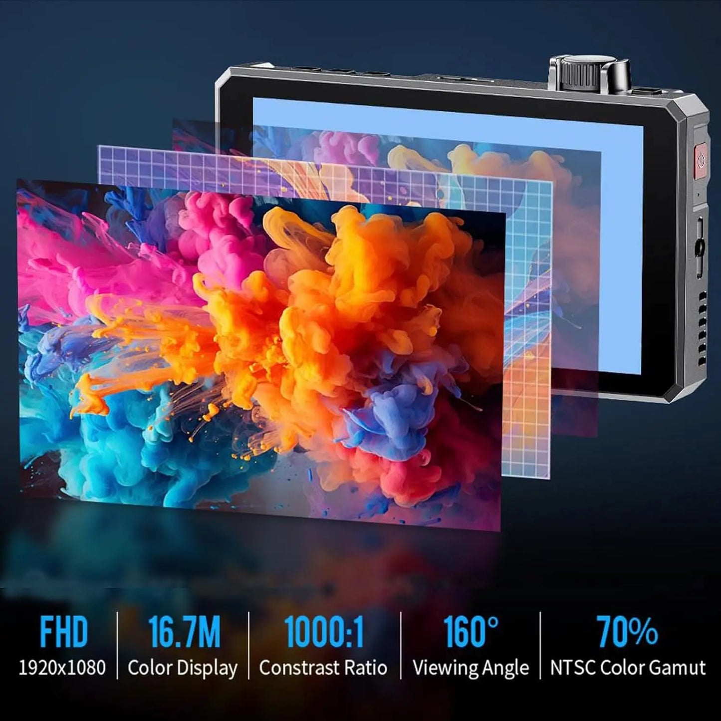 6 Inch 1500 Nits 4K HDMI Camera Monitor Touchscreen