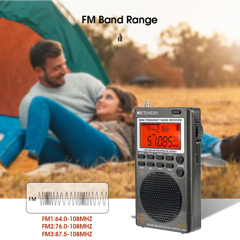 All Wave Digital Radio with High Sensitivity and Clear Sound