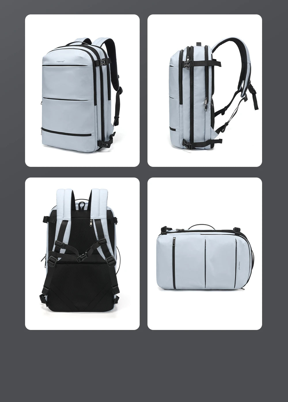 Vacuum Compression Backpack with Electric Pump 17” Laptop