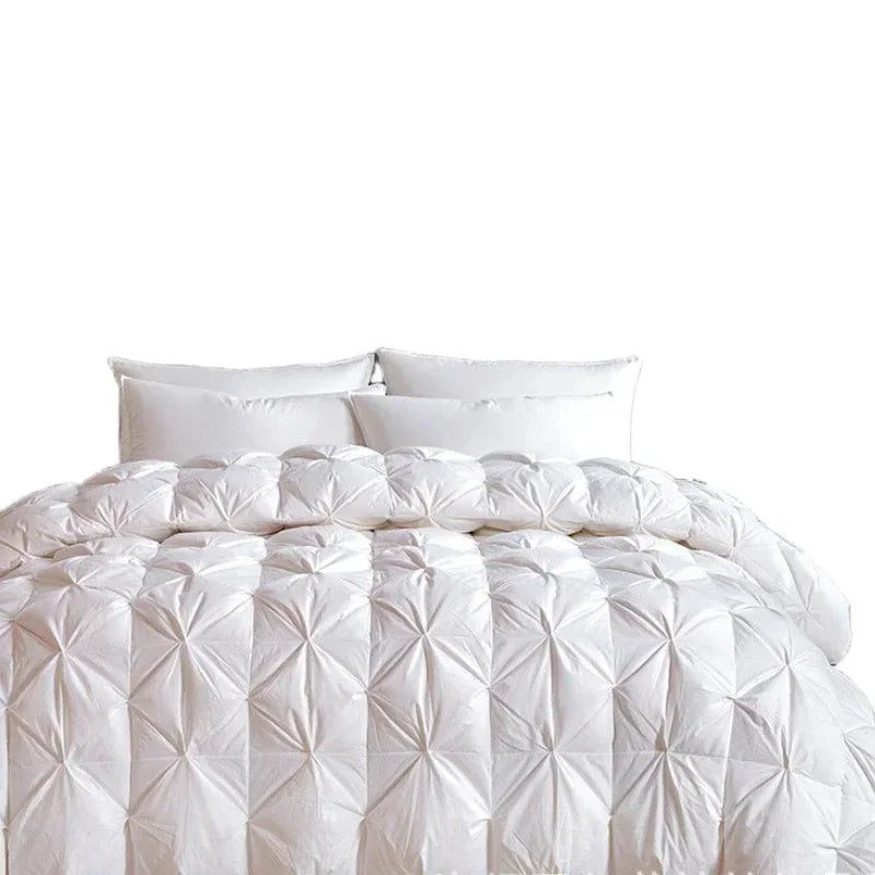 Luxury White Goose Down Cotton Winter Quilt