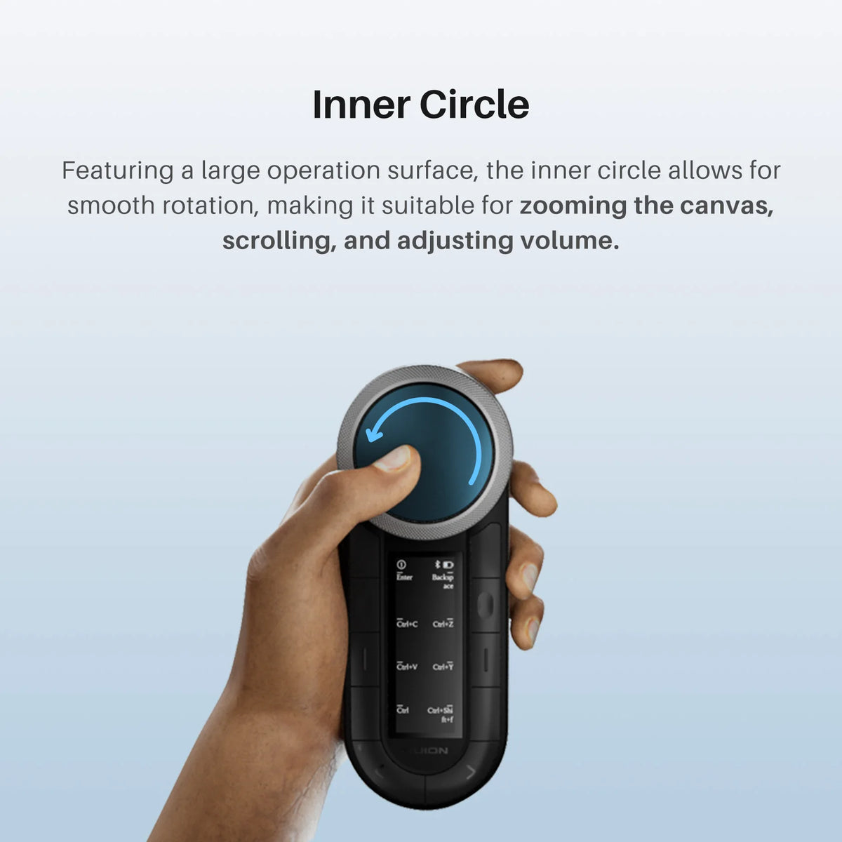 Bluetooth Keydial Remote with Dual Dials and OLED Display