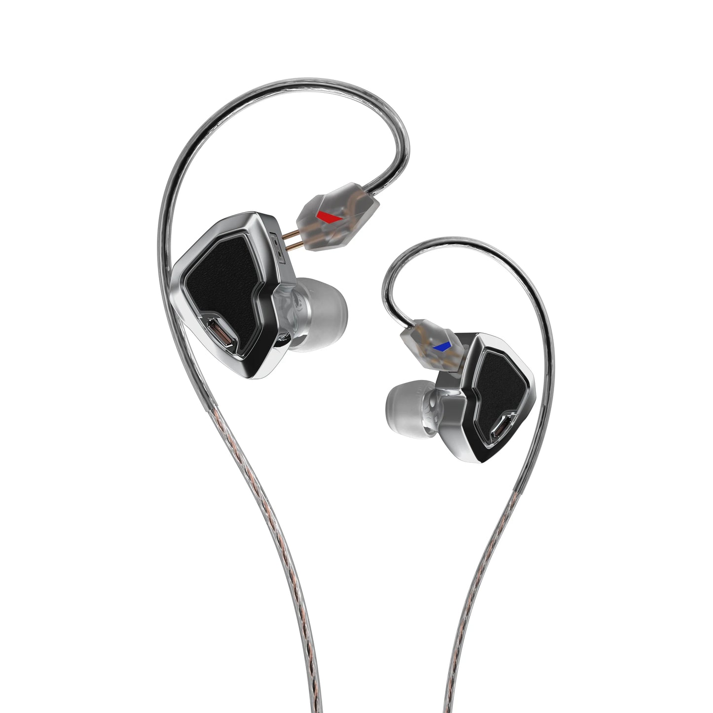 Hybrid Hi-Res In-Ear Monitors 1BA+1DD Black 4.4mm