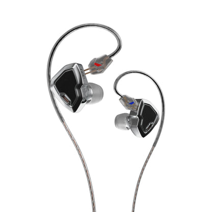 Hybrid Hi-Res In-Ear Monitors 1BA+1DD Black 4.4mm