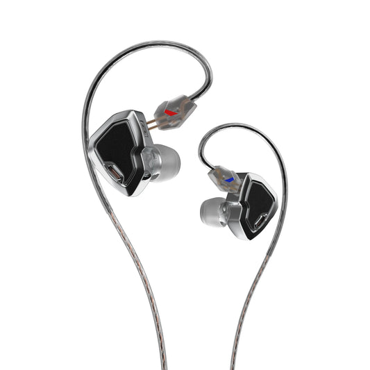 Hybrid Hi-Res In-Ear Monitors 1BA+1DD Black 4.4mm