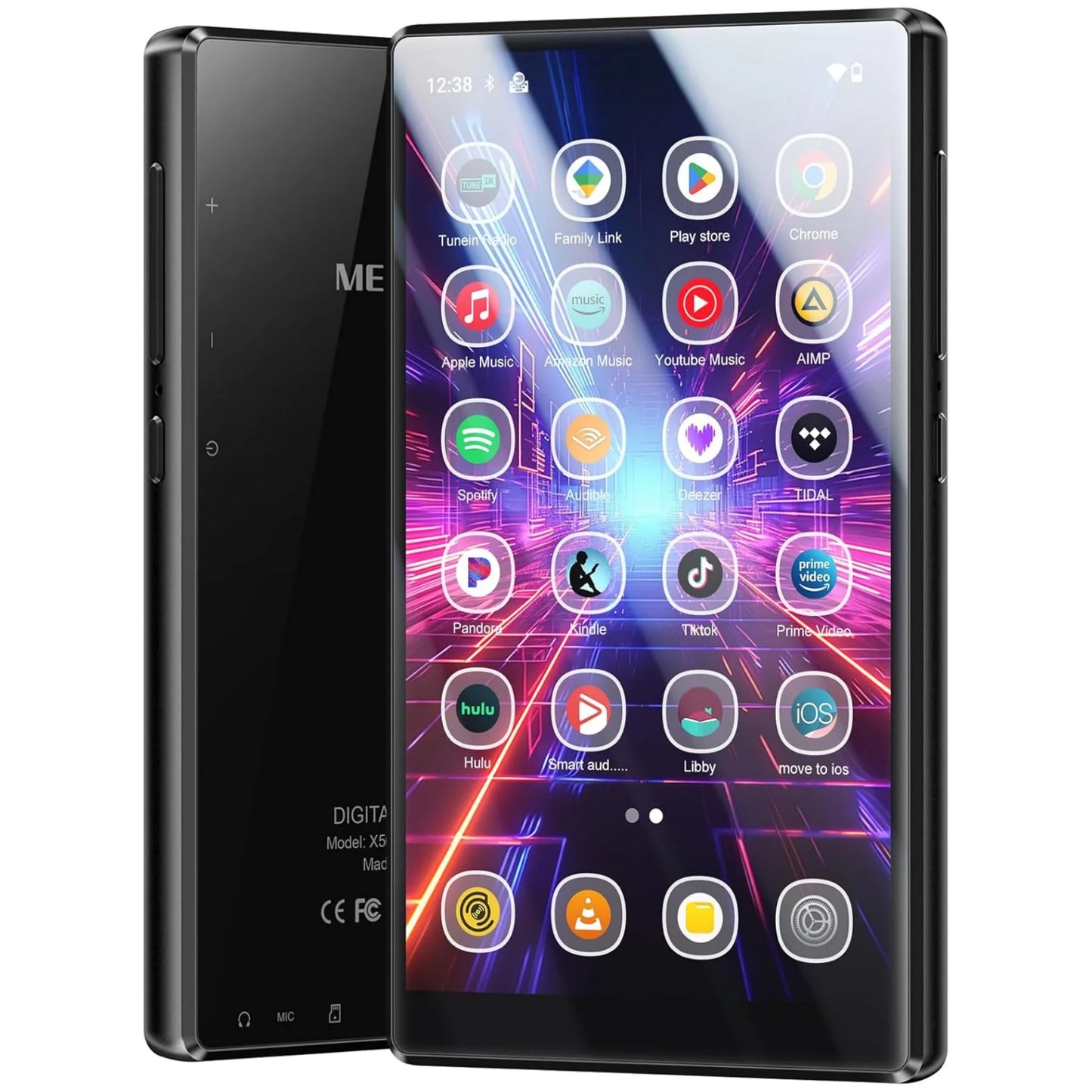 Portable MP3 Player 256GB with Android 13 and WiFi