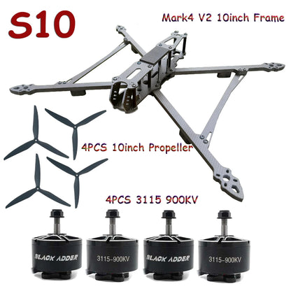 10-Inch FPV Freestyle Drone Combo Build Set