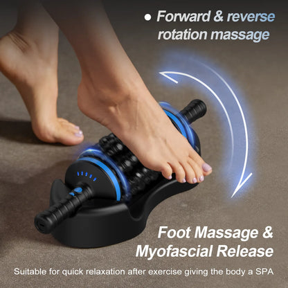 Portable Rechargeable Body Massager 360 Rolling Muscle Relief Tool