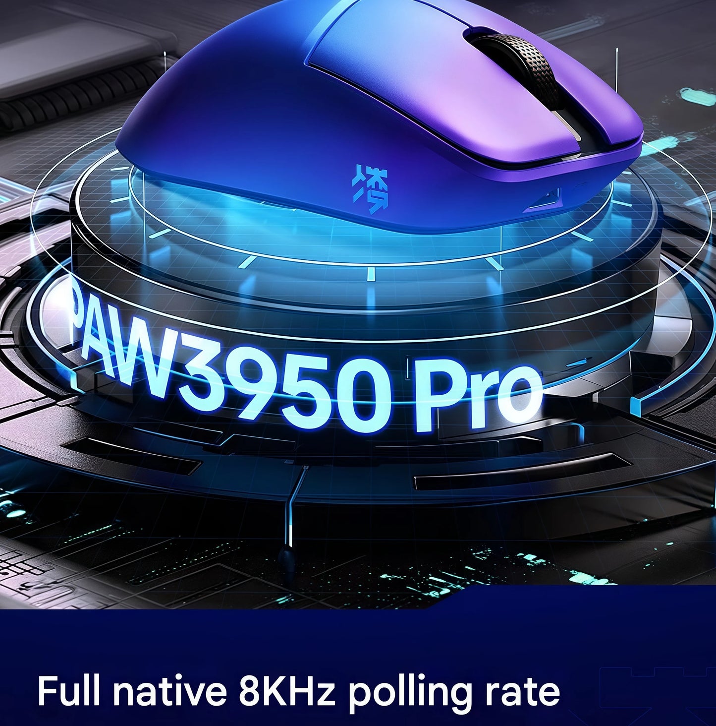 Dual Mode Gaming Mouse 8K Polling Lightweight Pink