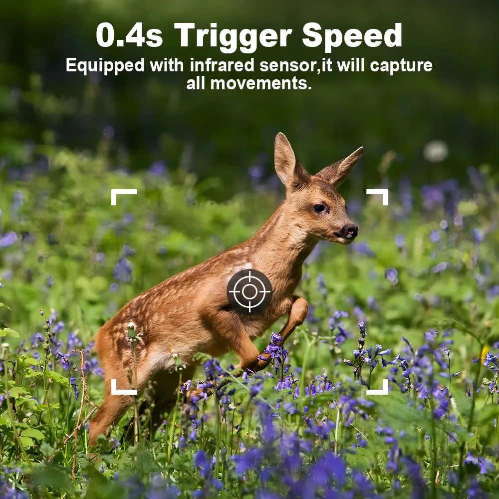 Portable 4G Wildlife Camera 64GB 940nm Invisible IR
