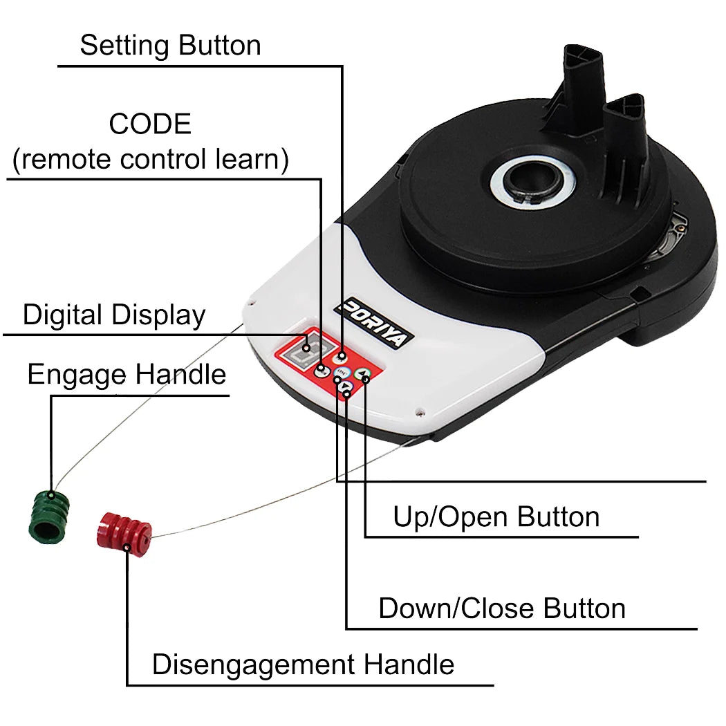 Automatic Garage Door Opener 1200N with Remote Control