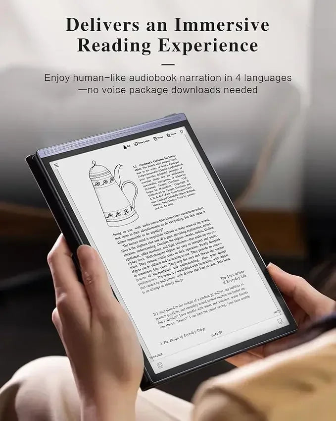 Air 2 Note-Taking Tablet with Blue Case