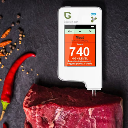 Portable TDS and Radiation Detector for Food Water White