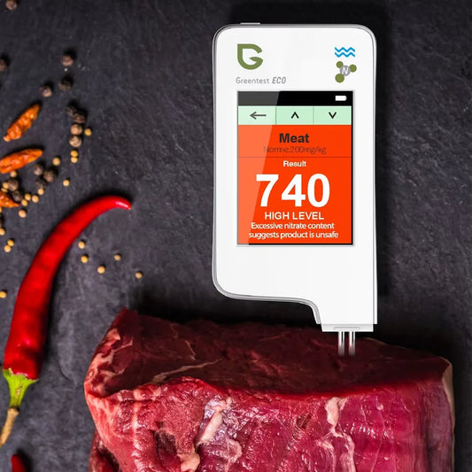 Portable TDS and Radiation Detector for Food Water White