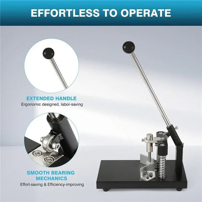 Heavy Duty Metal Corner Rounder Cutter R6 R10 Manual Machine