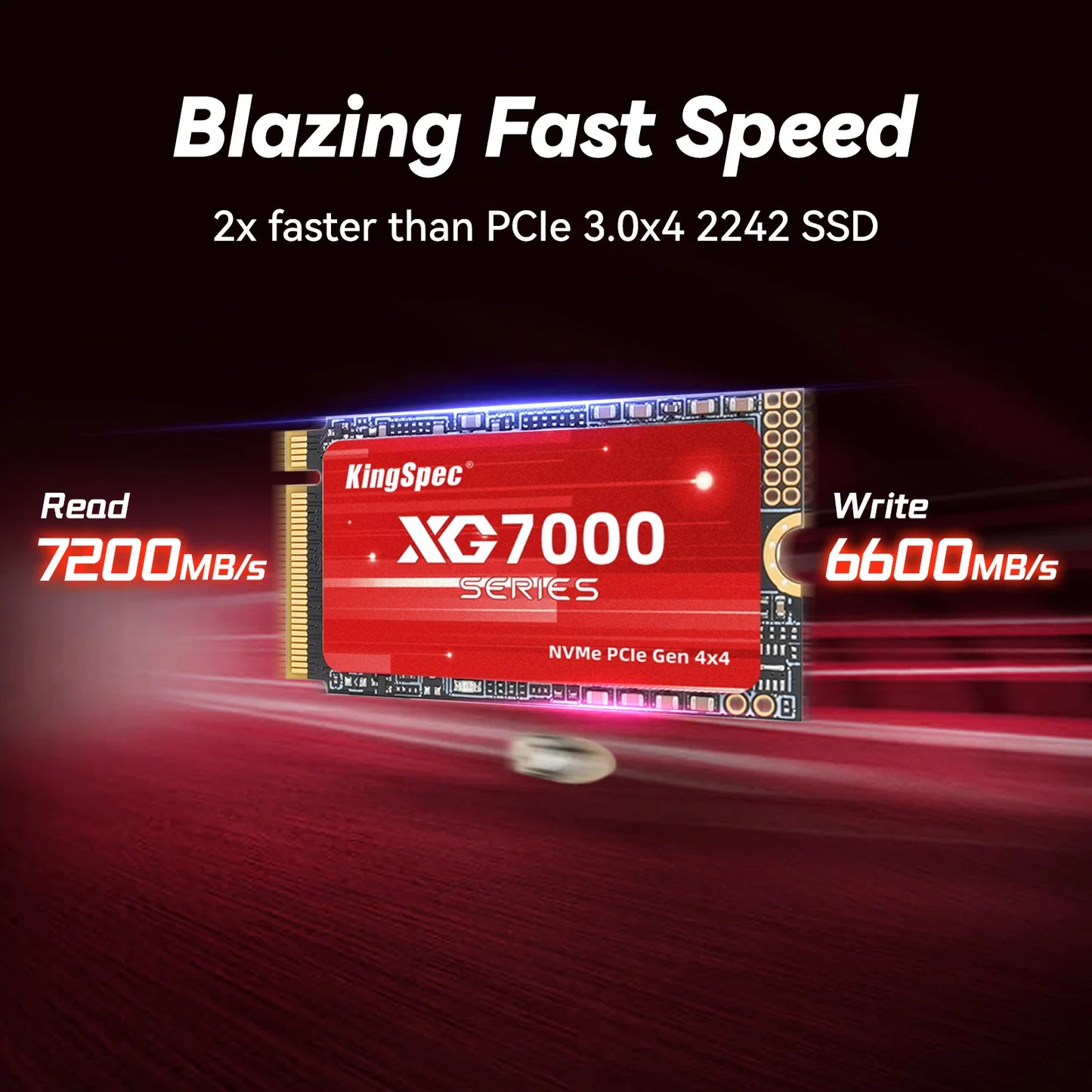 512GB NVMe SSD 7000MB/s M.2 PCIe 4.0