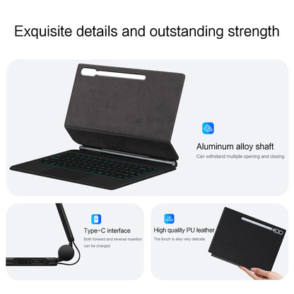 Black Backlit Keyboard Case for Galaxy Tab Ultra