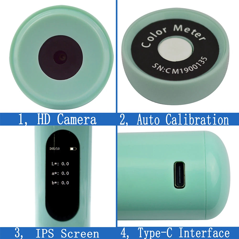 Portable Green Mobile APP Colorimeter with 30+ Indexes