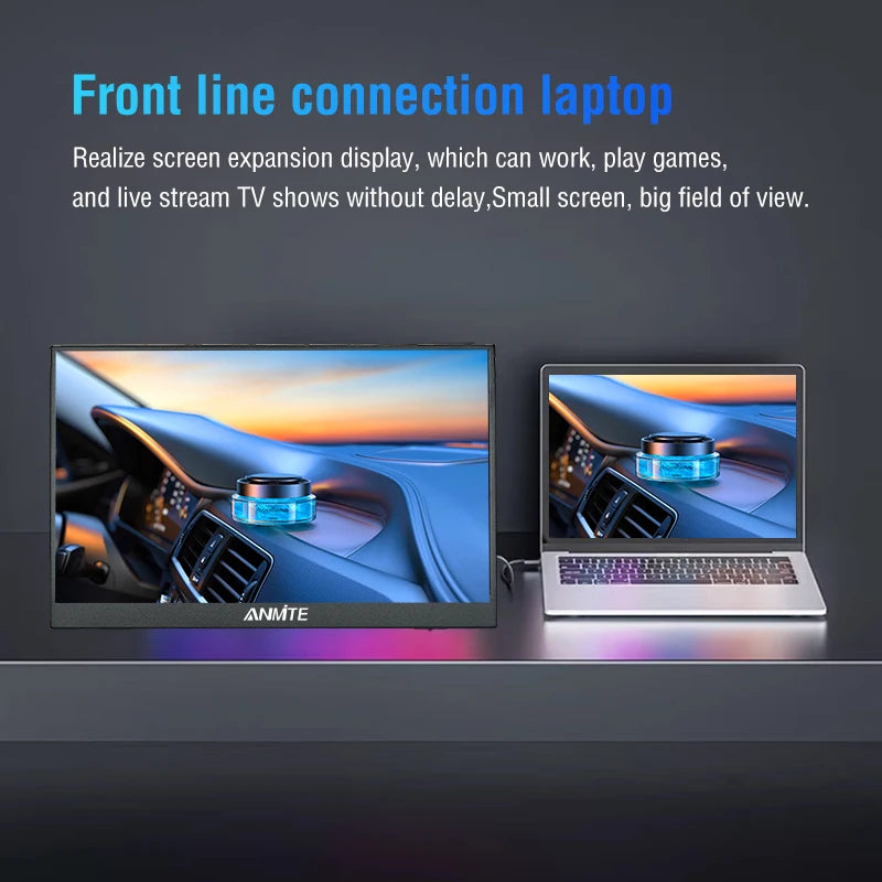 16 Inch HDR Touch Portable Monitor Laptop Console Extension