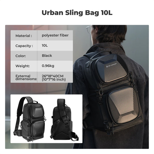 10L Hardshell Camera Sling Bag for DSLR and Mirrorless Cameras