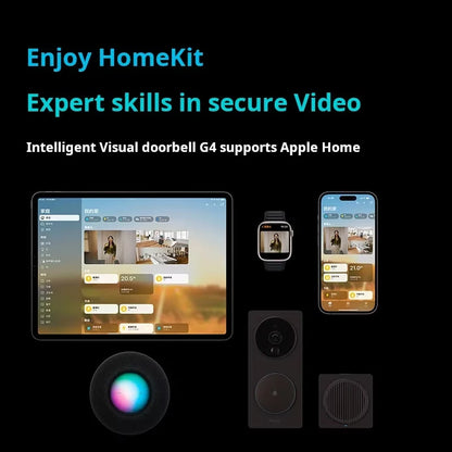 Wireless Video Doorbell with HD Camera and Smart Home Control