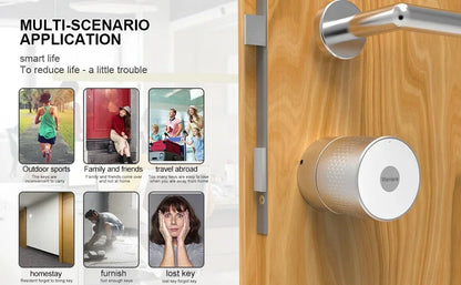 WiFi Smart Door Lock with Fingerprint and Google or Alexa Control