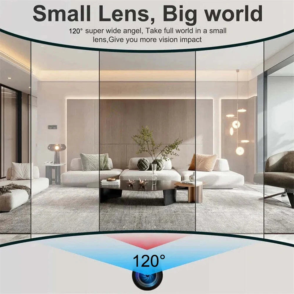 WiFi Security Square Clock Camera with Hidden Camera