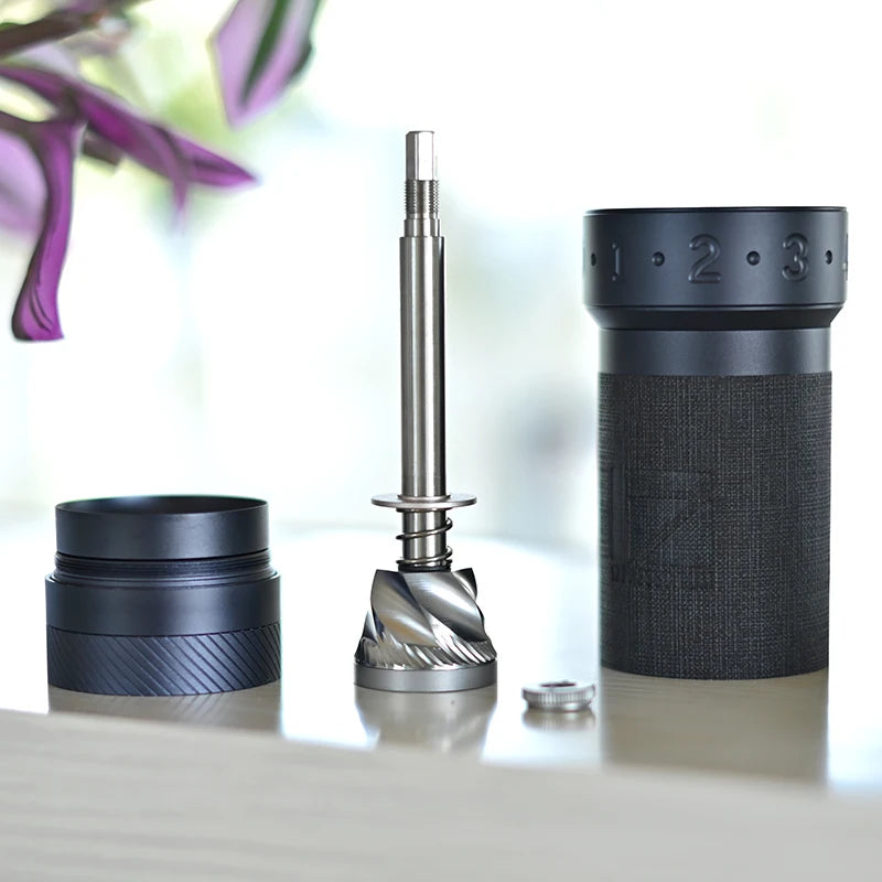 Portable Manual Coffee Grinder with 48mm Stainless Steel Burr