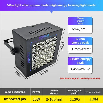 Portable 5W UVC UV 365nm Handheld Sterilisation Lamp