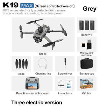8K GPS Return Drone 3-Battery Obstacle Avoidance