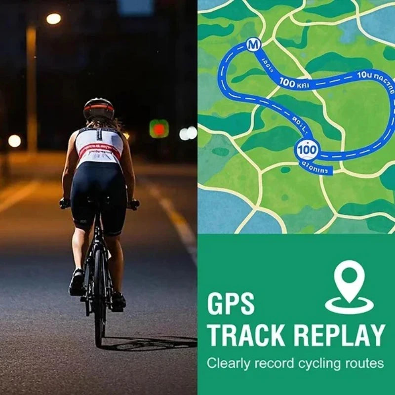 Black Sports Helmet Camera with Bluetooth and GPS