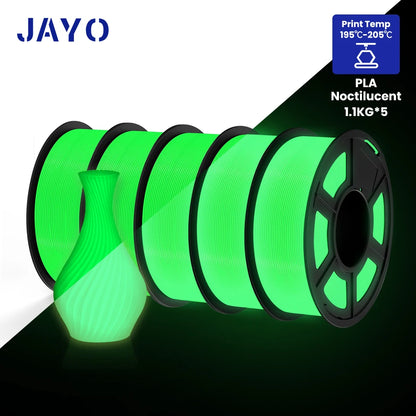1.75mm Glow-in-the-Dark PLA 3D Printer Filament 1.1kg