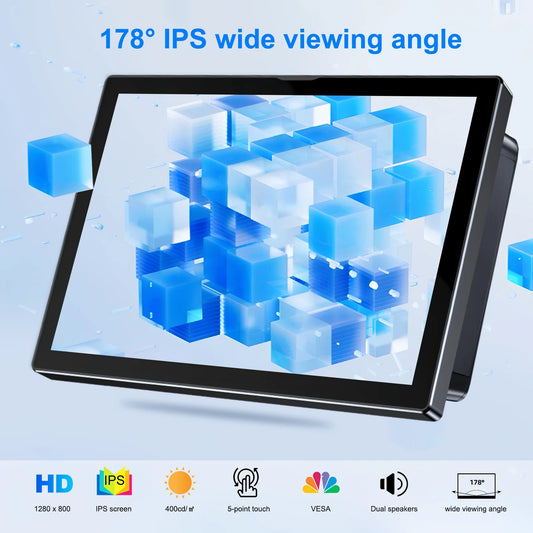 8 Inch HDMI Touchscreen Display with Built-In Speakers
