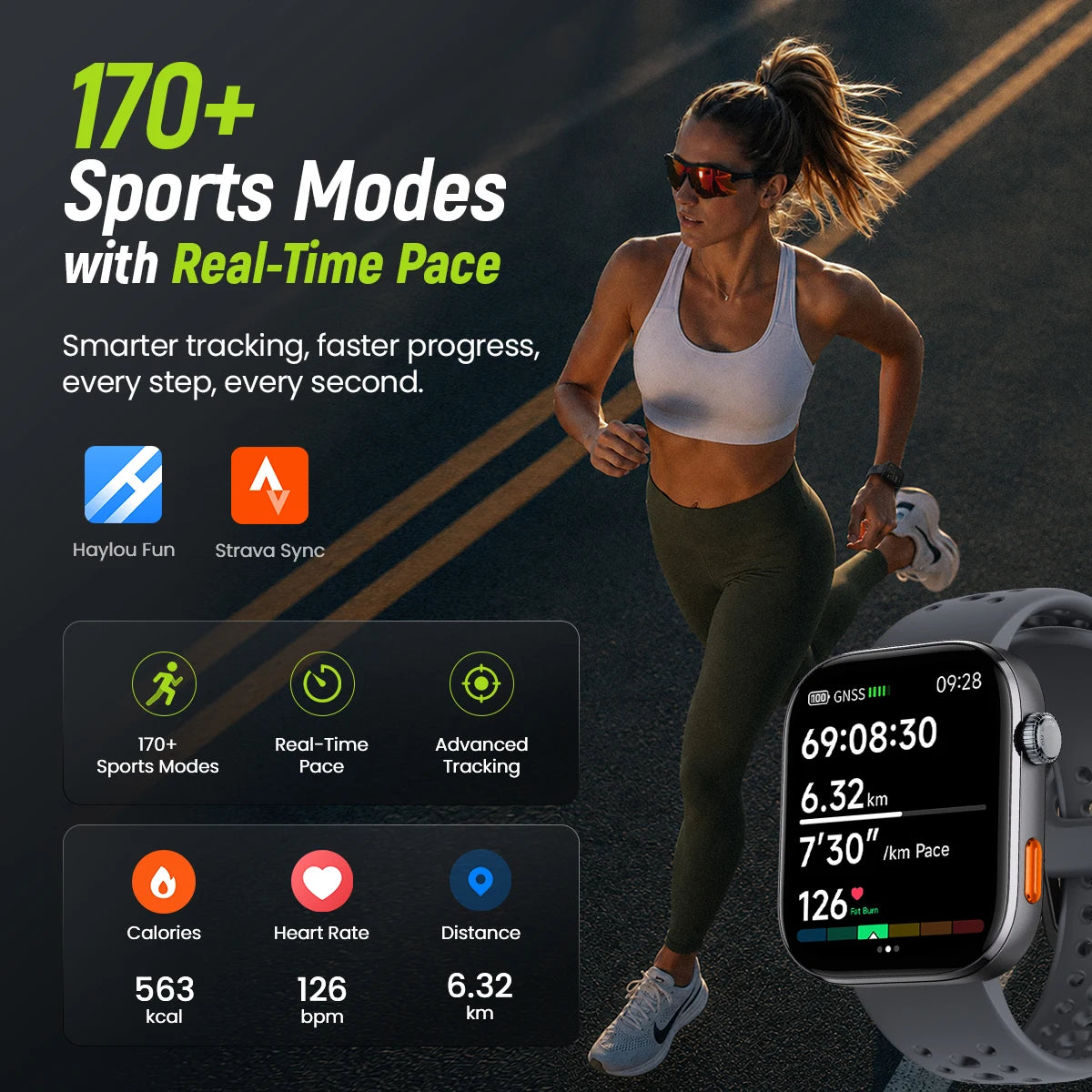 1.97 Inch AMOLED GPS Smartwatch with Compass and 5ATM