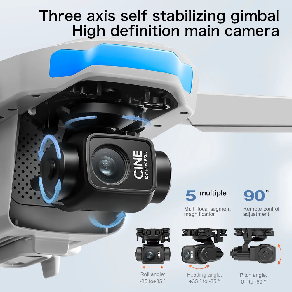 S-X1 GPS Drone 8K Camera 10KM FPV Quadcopter