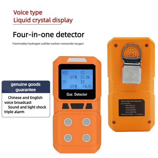 Compact 4-in-1 Gas Analyzer for Toxic & Combustible Gases