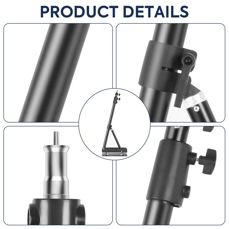 Adjustable LED Ring Light with Wireless Remote and Stand