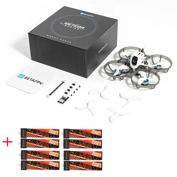 Compact Brushless Quadcopter O4 Receiver with Eight Battery Pack